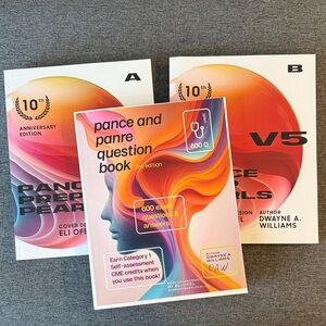 PANCE PREP PEARLS Book Set A & B + Question Book - BRAND NEW